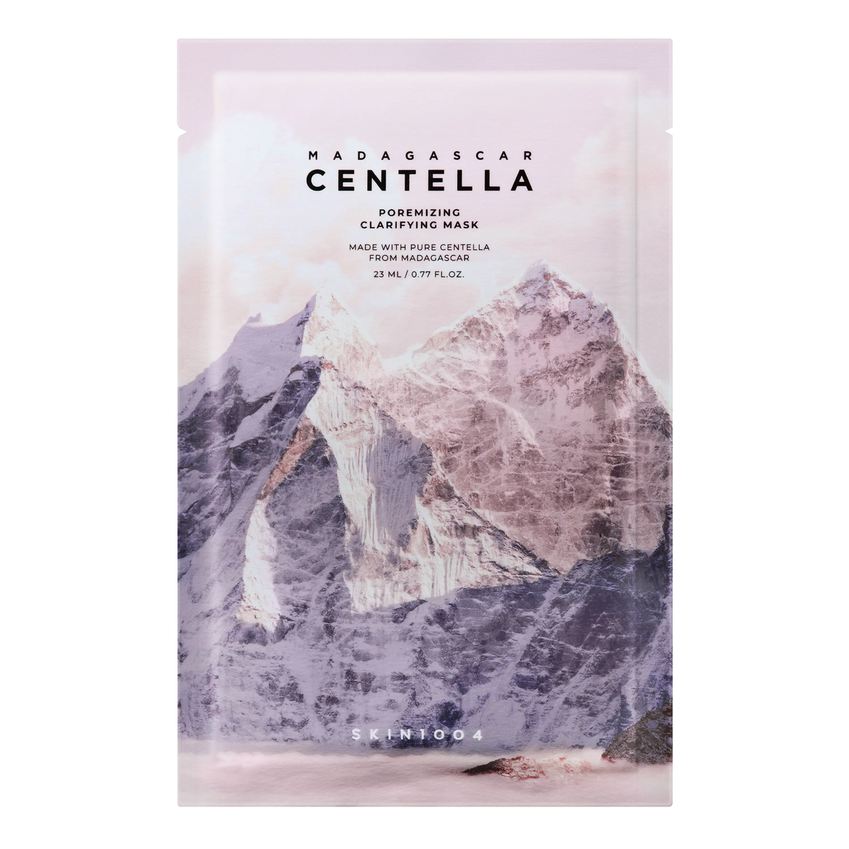 SKIN1004 Madagascar Centella Poremizing Clarifying Mask pouch displayed for pore care routine