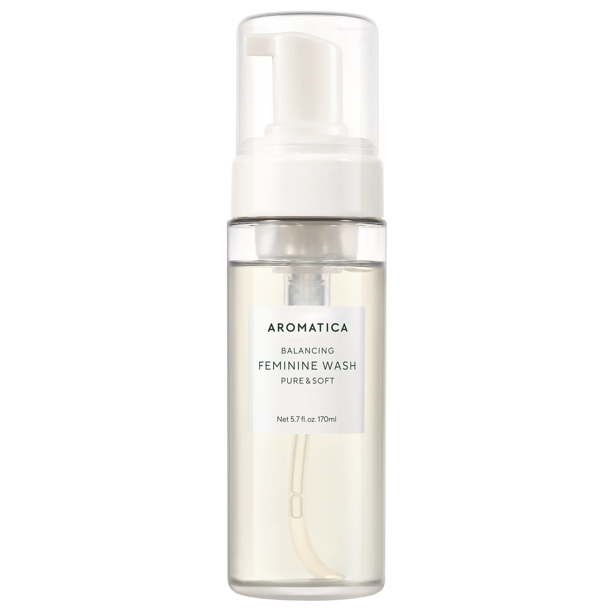 Aromatica Pure Soft Feminine Wash 170ml bottle front view