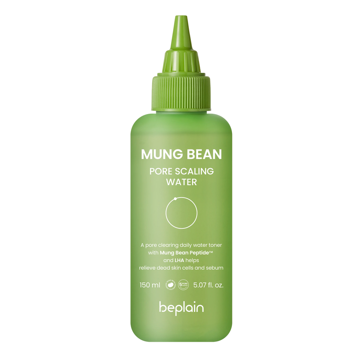 Beplain Mung Bean Pore Scaling Water 150ml front view