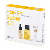 COSRX Full Fit 3 Step Honey Glow Kit 3 piece travel set packaging front view