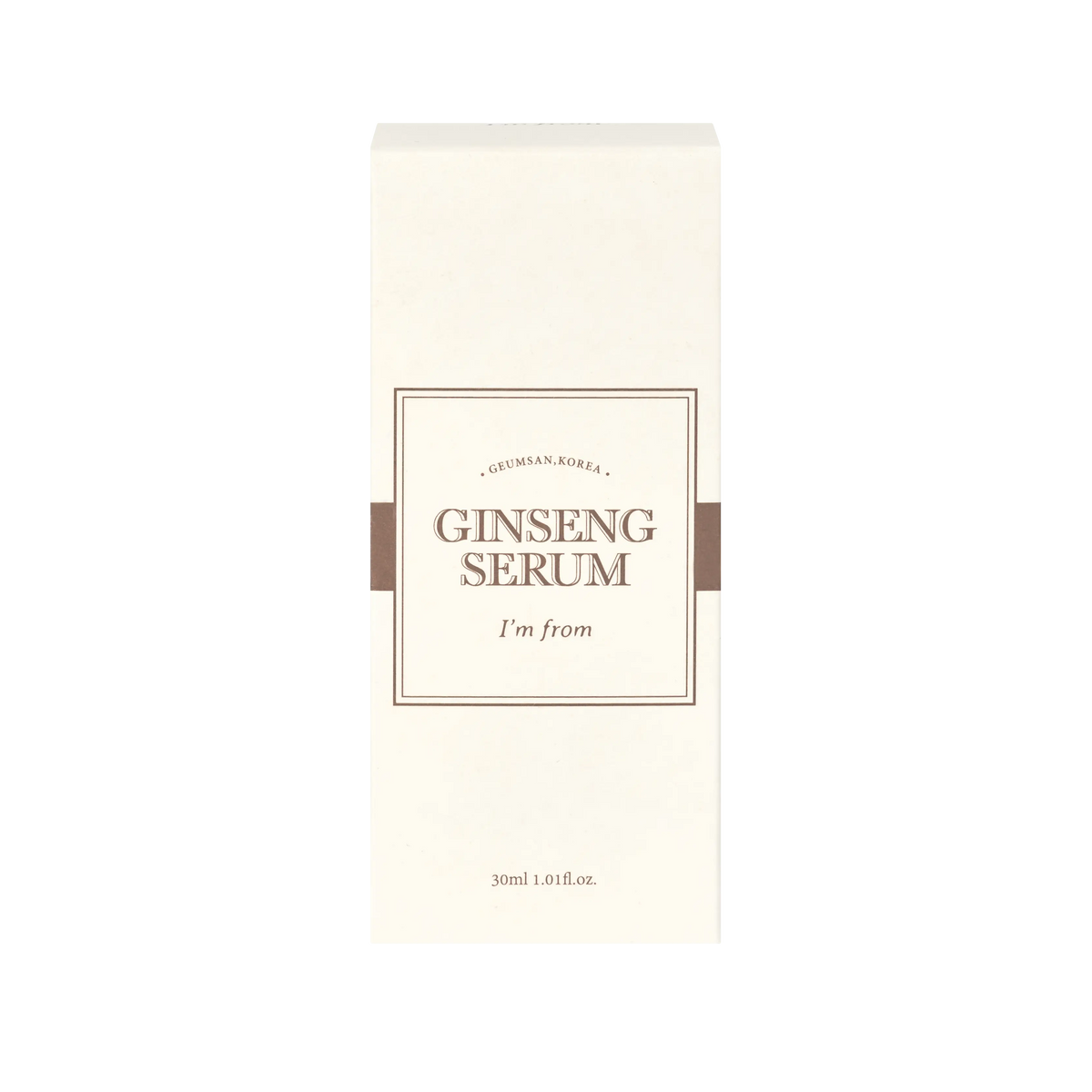 I'm From Ginseng Serum 30ml packaging box