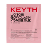 KEYTH Lucy PDRN Glow Collagen Hydrogel Mask Single Sheet Front View