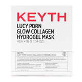 KEYTH Lucy PDRN Glow Collagen Hydrogel Mask 4 Sheets Package Front View