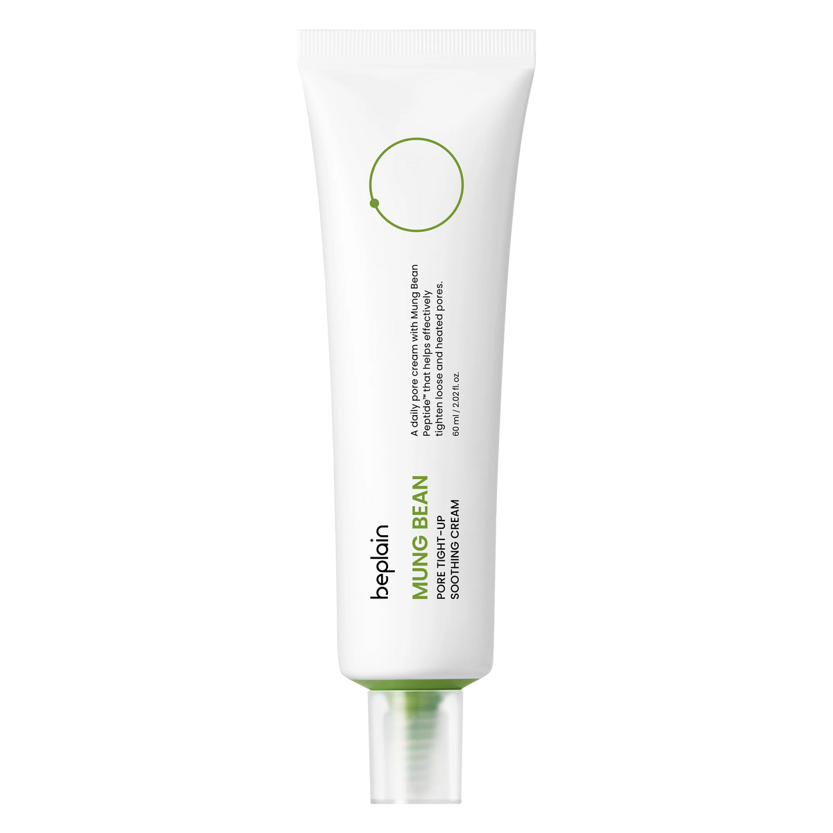 Beplain Mung Bean Pore Tight-Up Soothing Cream 60ml tube front view