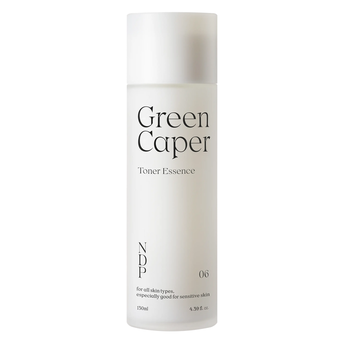 NDP Green Caper Toner Essence bottle front view highlighting lightweight hydrating toner essence