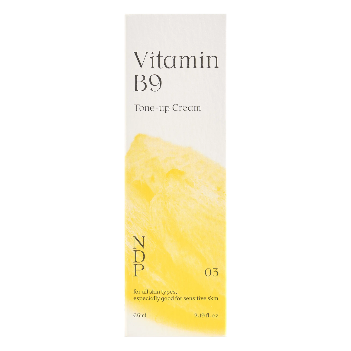 NDP Vitamin B9 Tone-up Cream with outer packaging displayed together