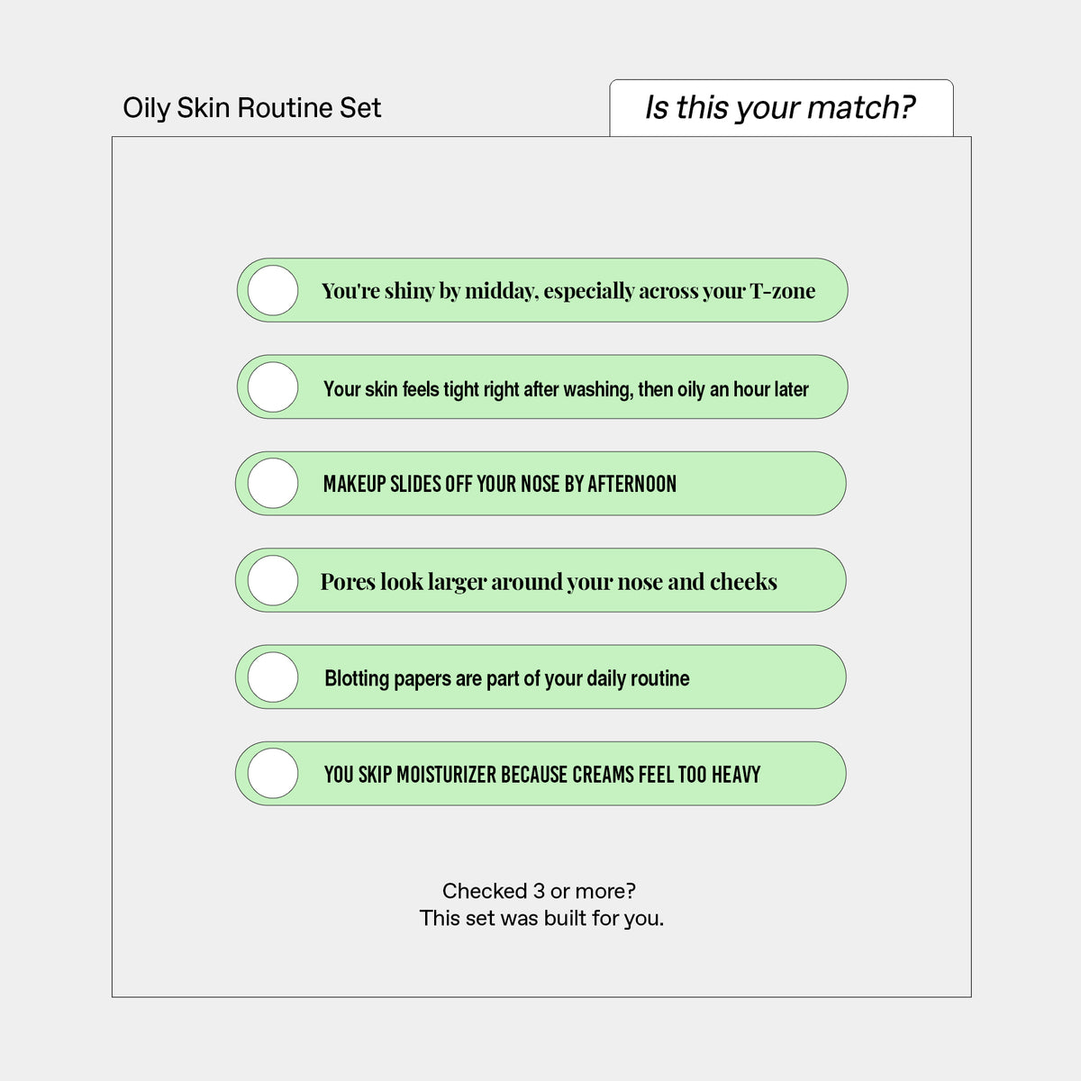 Oily Skin Routine Set