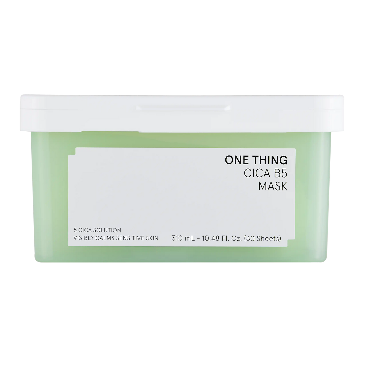 One Thing Cica B5 Mask 30 sheets container front view