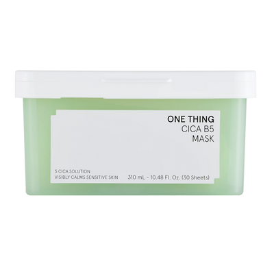 One Thing Cica B5 Mask 30 sheets container front view