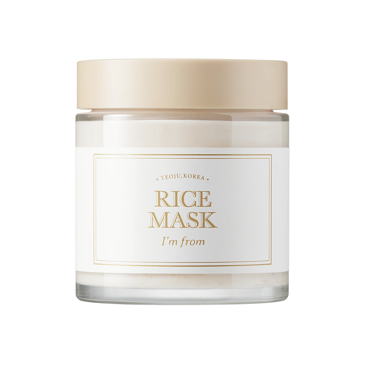 I'm From Rice Mask 110g jar front view
