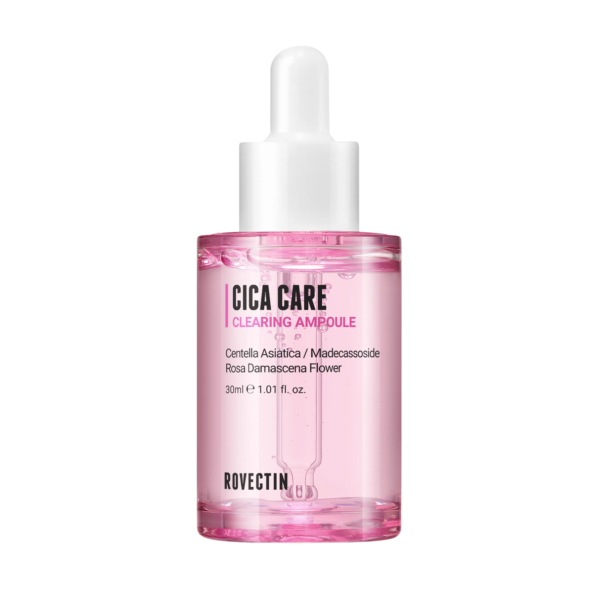 Rovectin Cica Care Clearing Ampoule 30ml bottle front view