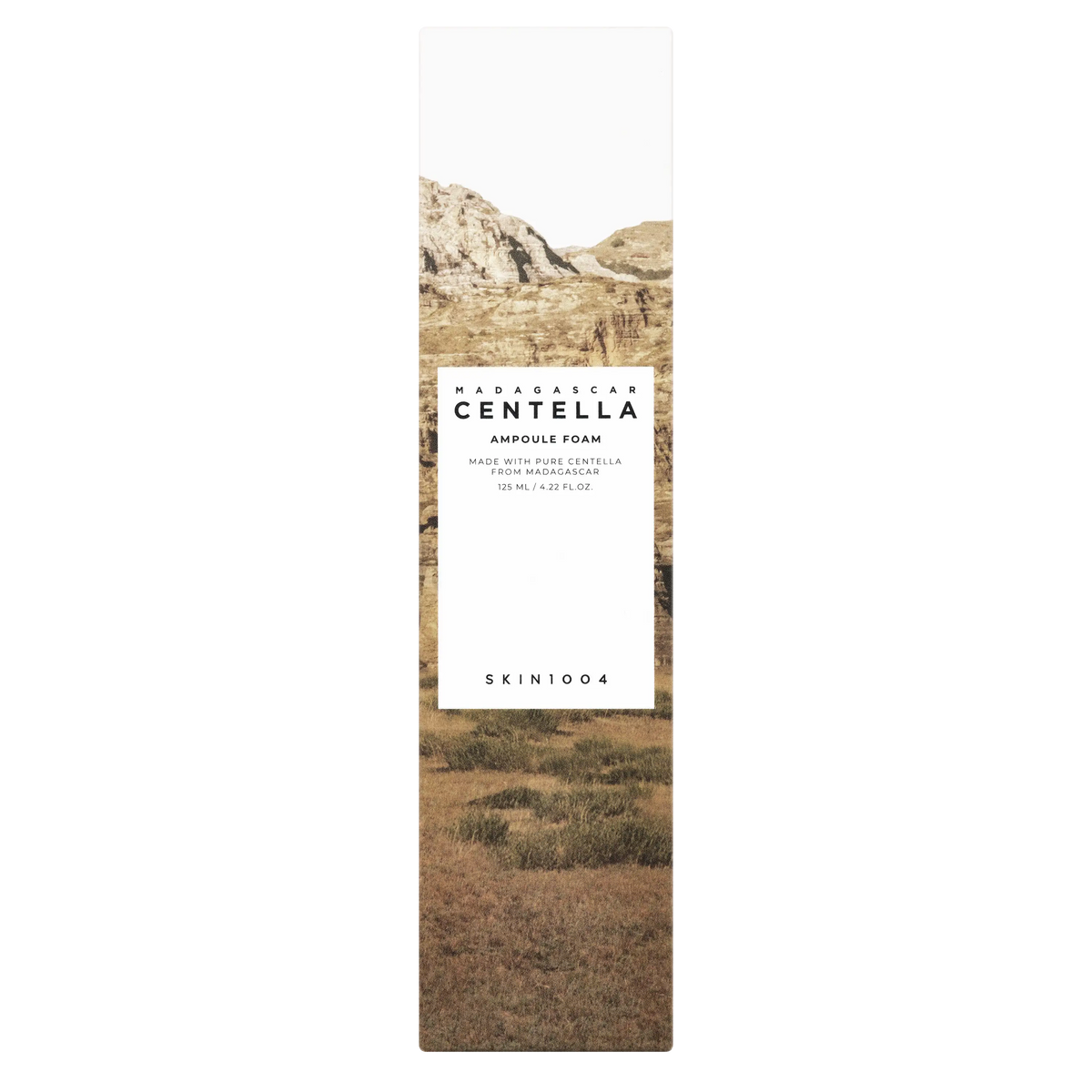 SKIN1004 Madagascar Centella Ampoule Foam Cleanser 125ml packaging box