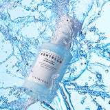 SKIN1004 Madagascar Centella Hyalu-Cica Blue Serum bottle submerged in water