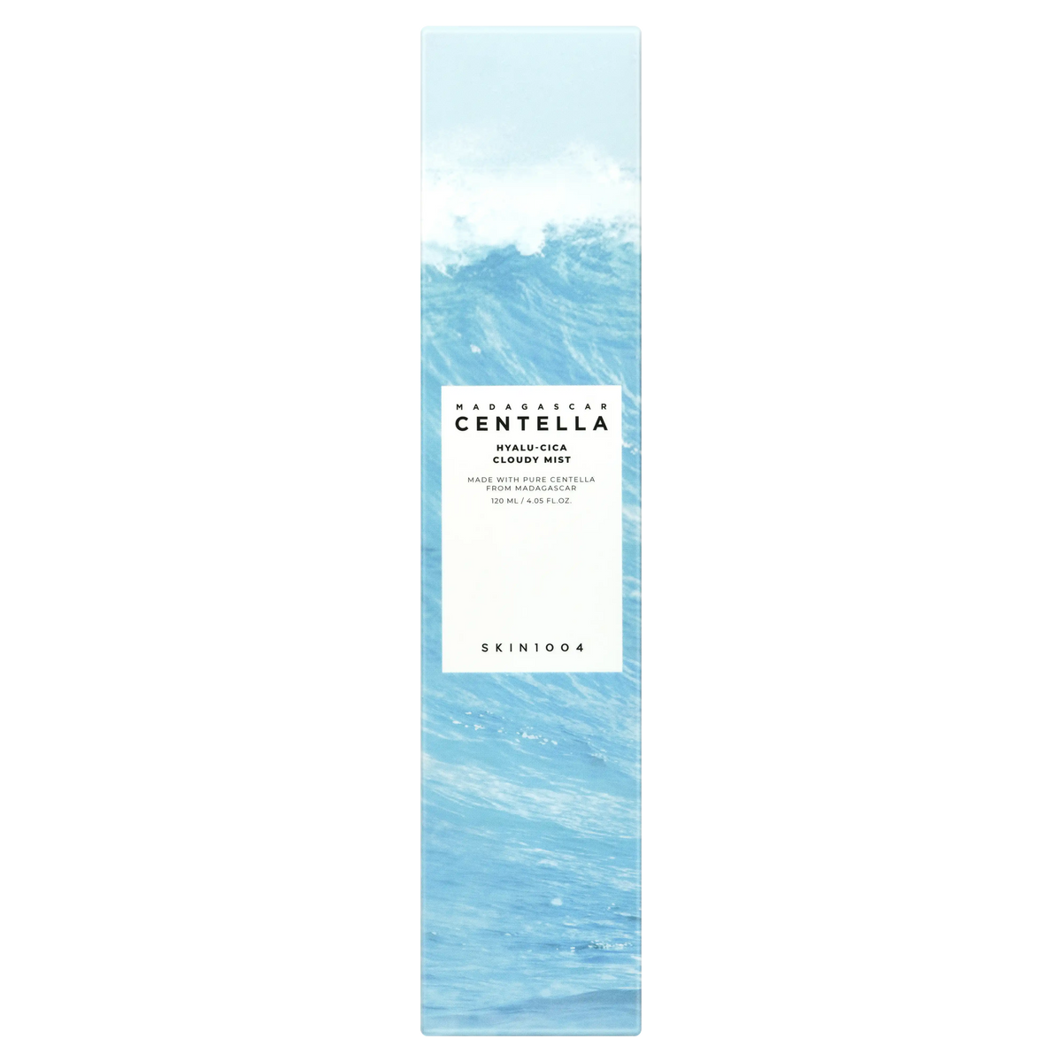 SKIN1004 Madagascar Centella Hyalu-Cica Cloudy Mist 120ml packaging box