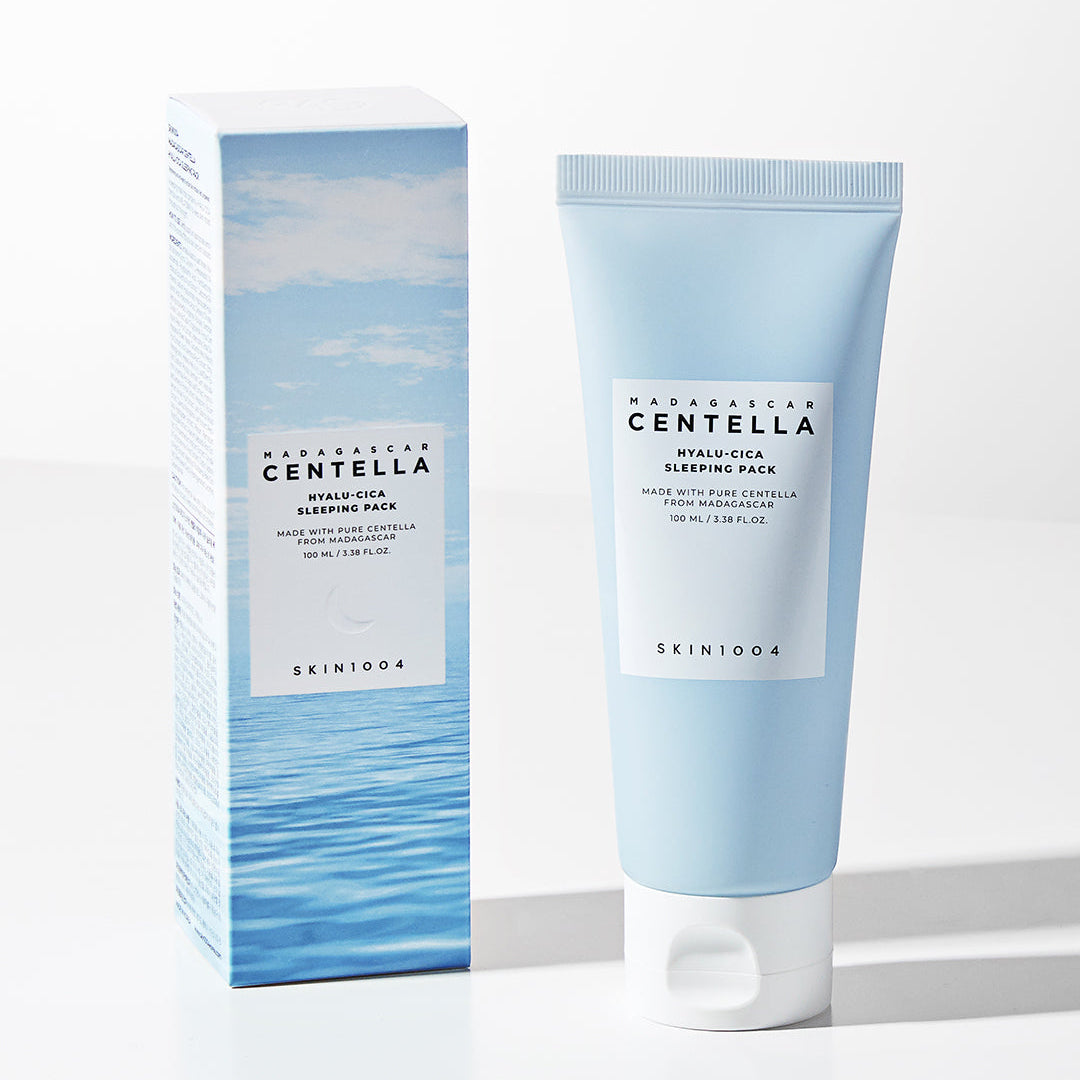 SKIN1004 Madagascar Centella Hyalu-Cica Sleeping Pack 100ml tube with packaging box