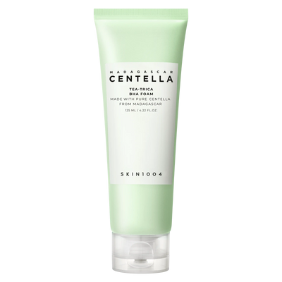 SKIN1004 Madagascar Centella Tea-Trica BHA Foam 125ml tube front view