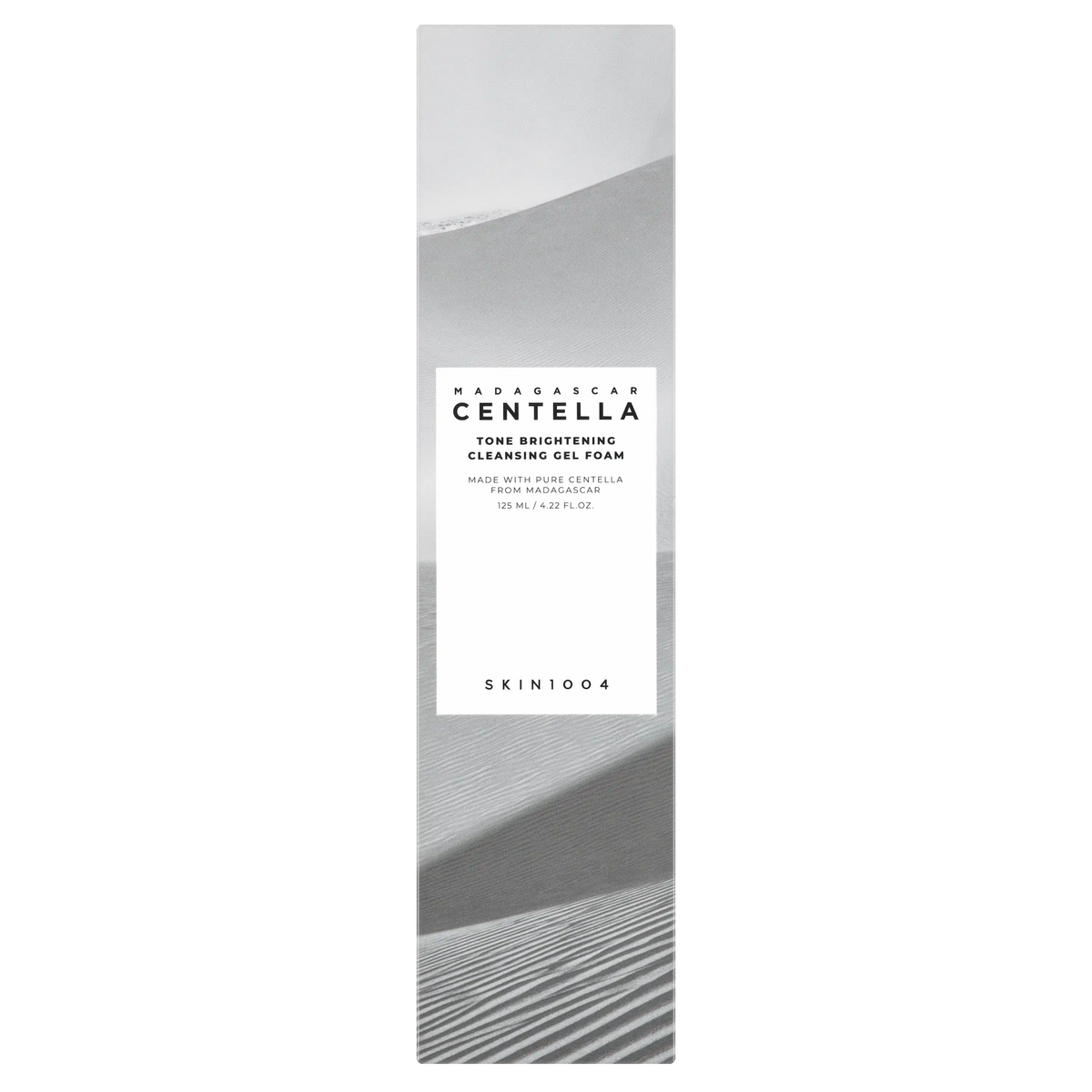 SKIN1004 Madagascar Centella Tone Brightening Cleansing Gel Foam 125ml packaging box