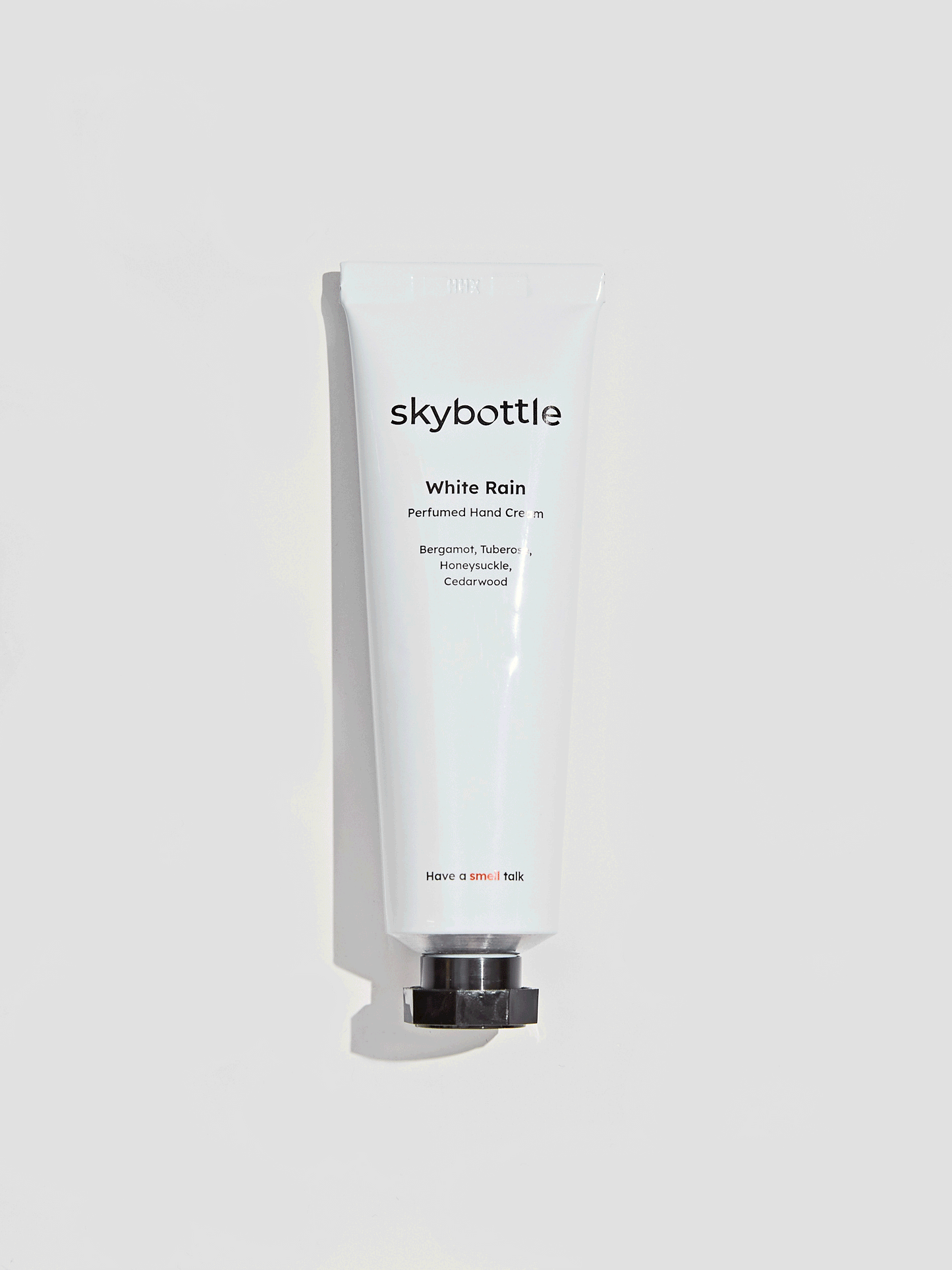 Skybottle Perfumed Hand Cream tube being squeezed animated