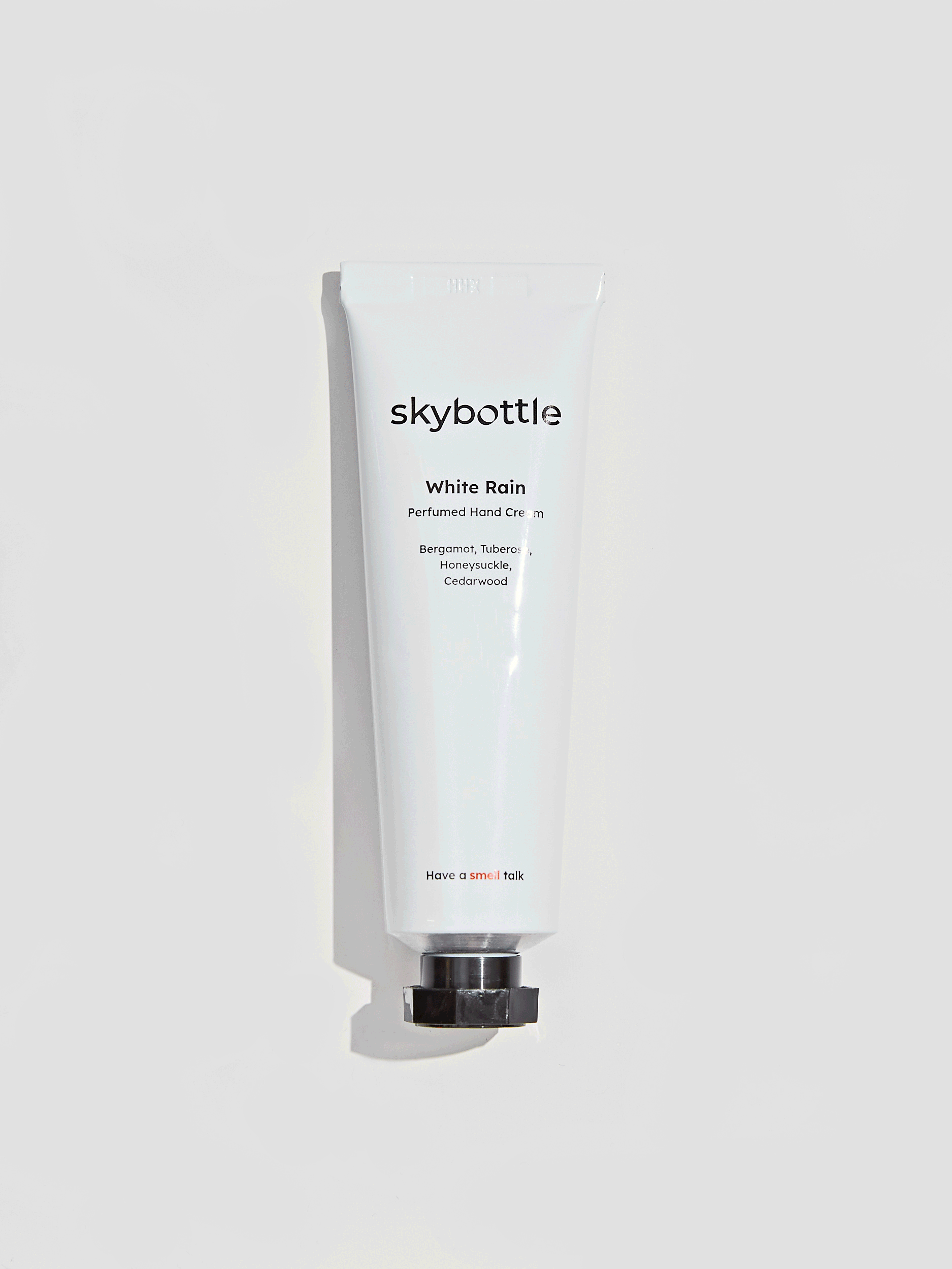 Skybottle Perfumed Hand Cream tube being squeezed animated