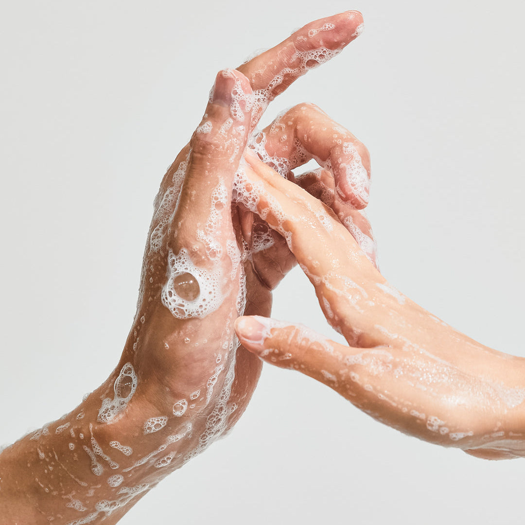 Skybottle Perfumed Hand Wash being used on hands