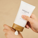 SKIN1004 Madagascar Centella Cream being squeezed onto hand